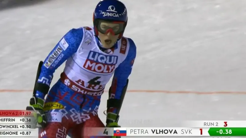 Vlhová se postarala o první zlato pro Slovensko ze sjezdového lyžování