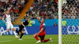Ivan Perišič dává vítězný gól Chorvatska