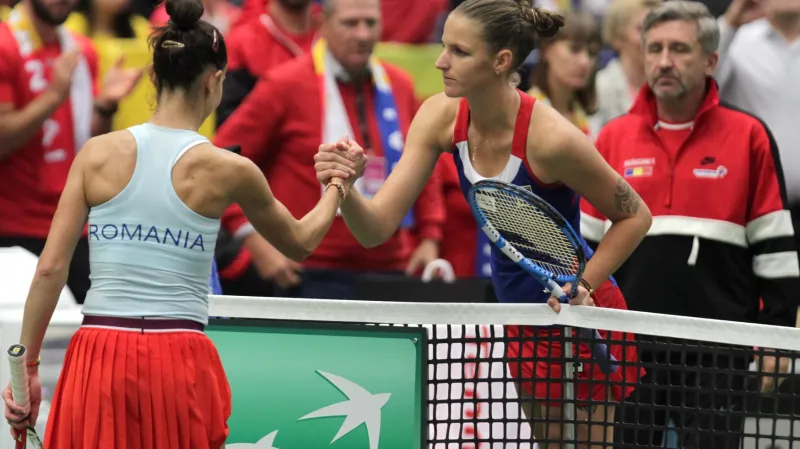 Závěrečný gem v utkání Plíšková - Buzarnescuová