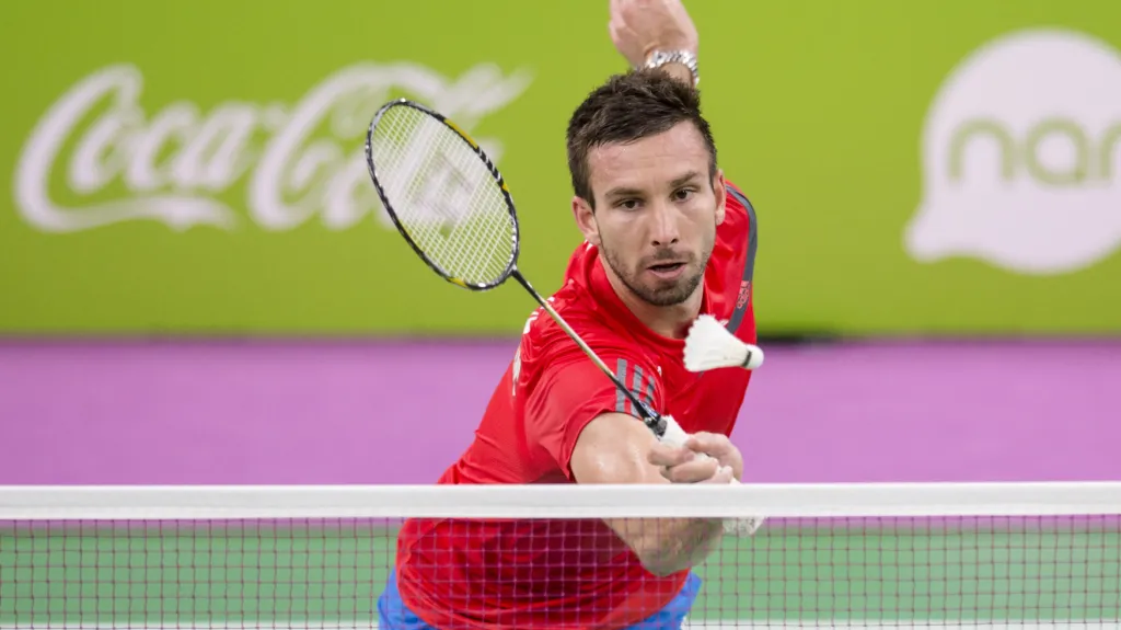 Badmintonista Petr Koukal