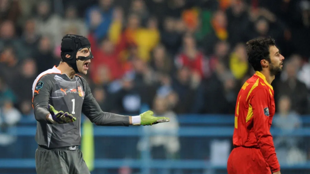 Petr Čech a Mirko Vučinič