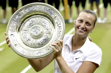 Tenistka Petra Kvitová - vítězka Wimbledonu 2014