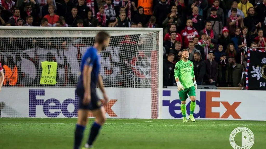 Přemysl Kovář v brance Slavie