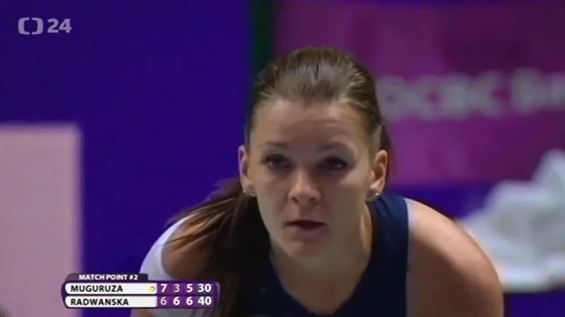 První finalistkou Turnaje mistryň se stala Radwaňská