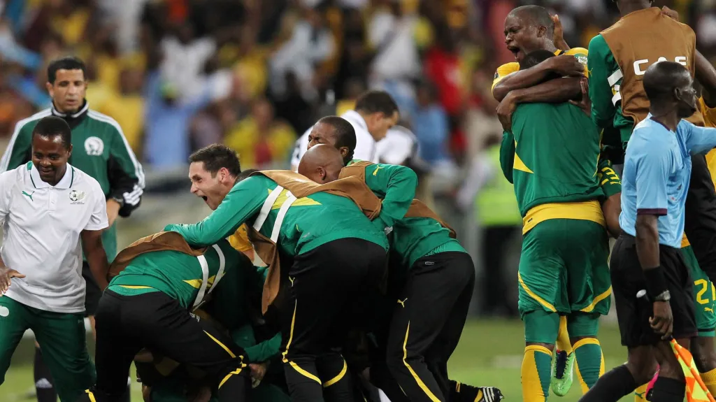 Jihoafričané slaví postup do čtvrtfinále