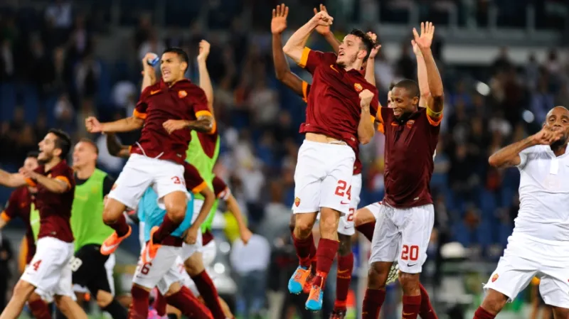 Radost fotbalistů AS Řím