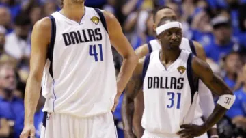 Dirk Nowitzki a Jason Terry