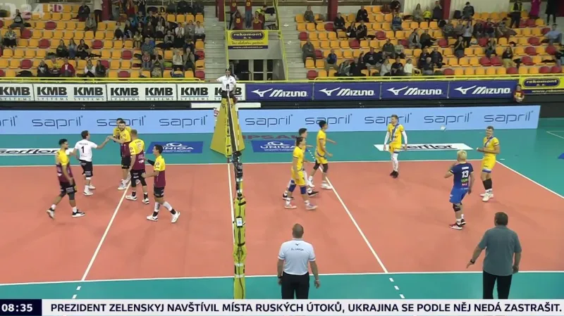 Liberec poprvé vyhrál bez ztráty setu a dotáhl se na Kladno