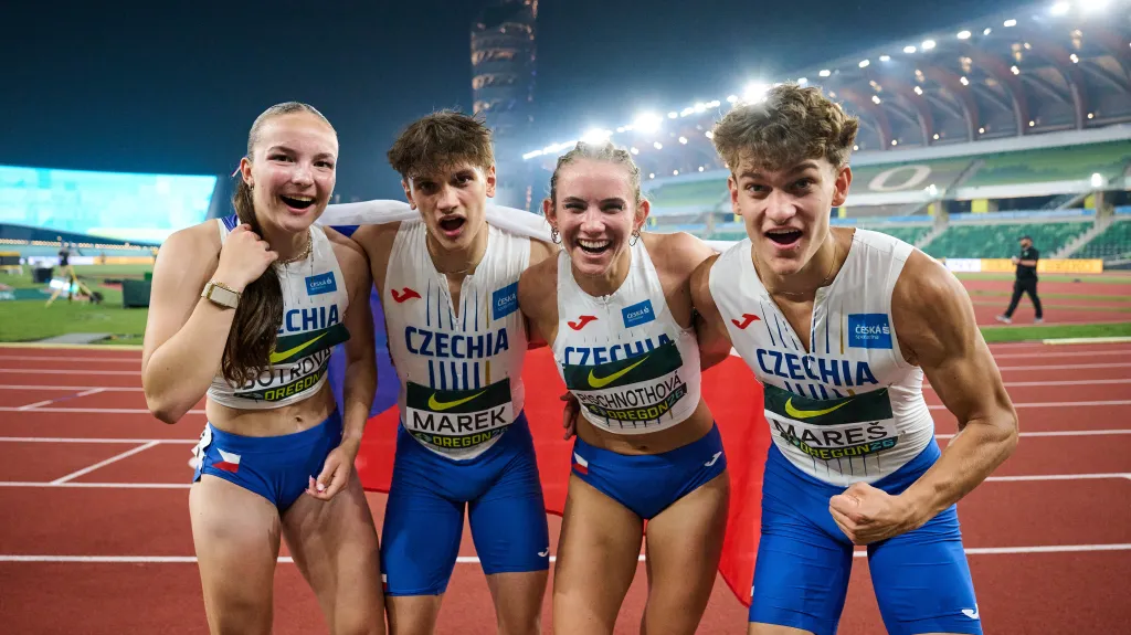 Česká smíšená juniorská štafeta