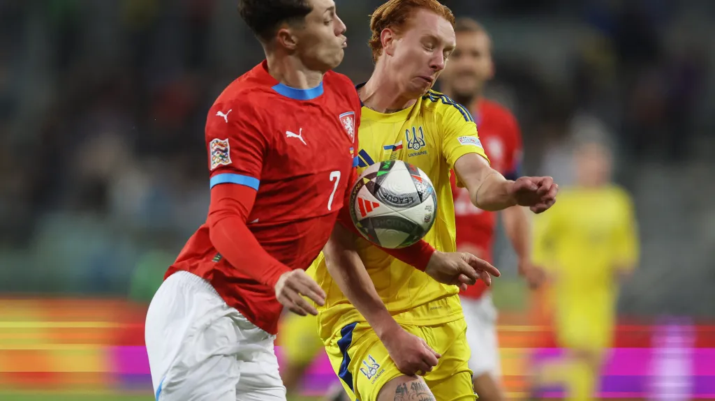 Ladislav Krejčí v zápase české reprezentace s Ukrajinou