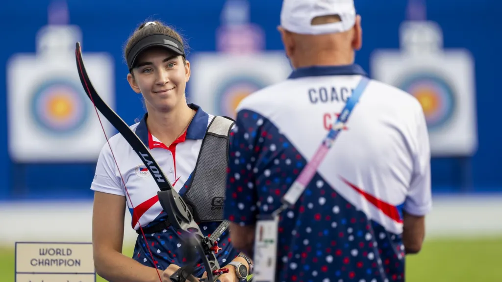 Marie Horáčková na Hrách v Paříži