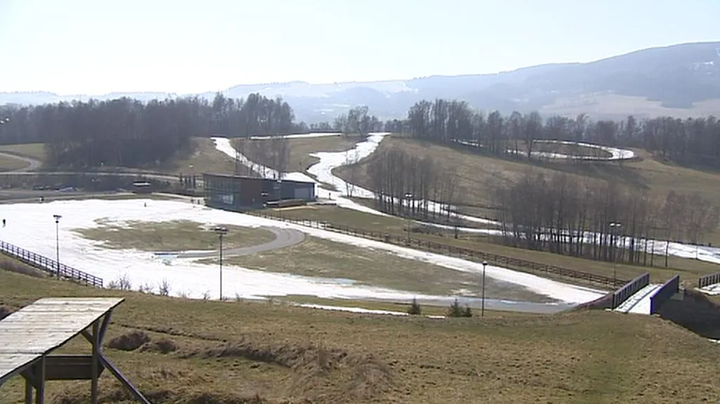 Běžkařský areál ve Vesci