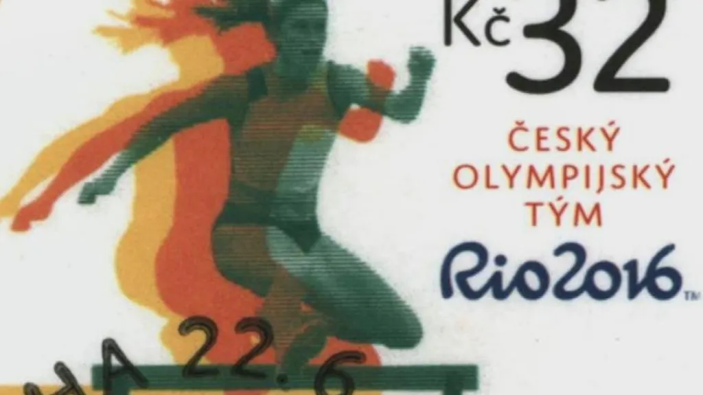 Zuzana Hejnová na známce České pošty