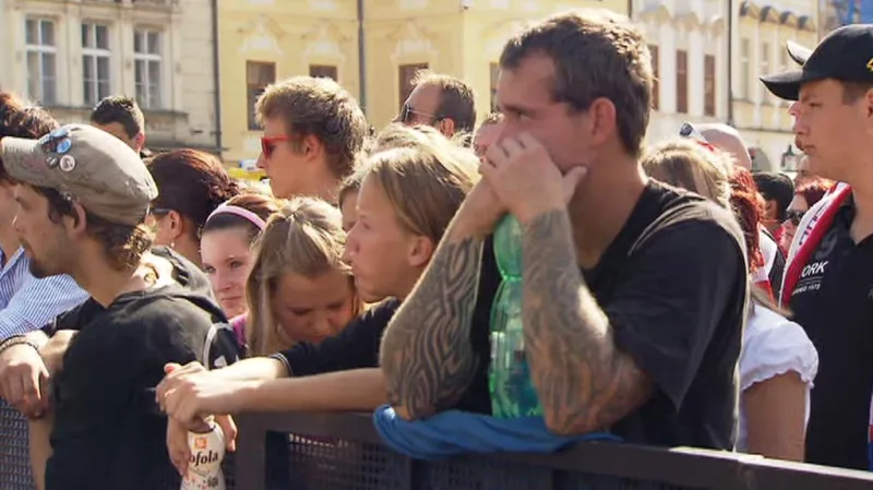 Pietní akt na Staroměstském náměstí v Praze