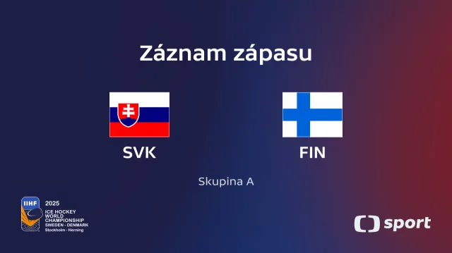 Záznam utkání Slovensko – Finsko