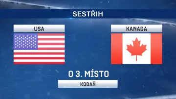 Sestřih utkání USA - Kanada