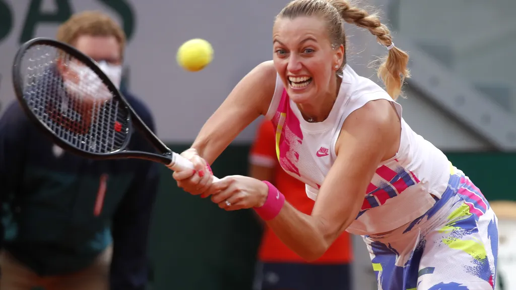 Petra Kvitová v semifinále Roland Garros