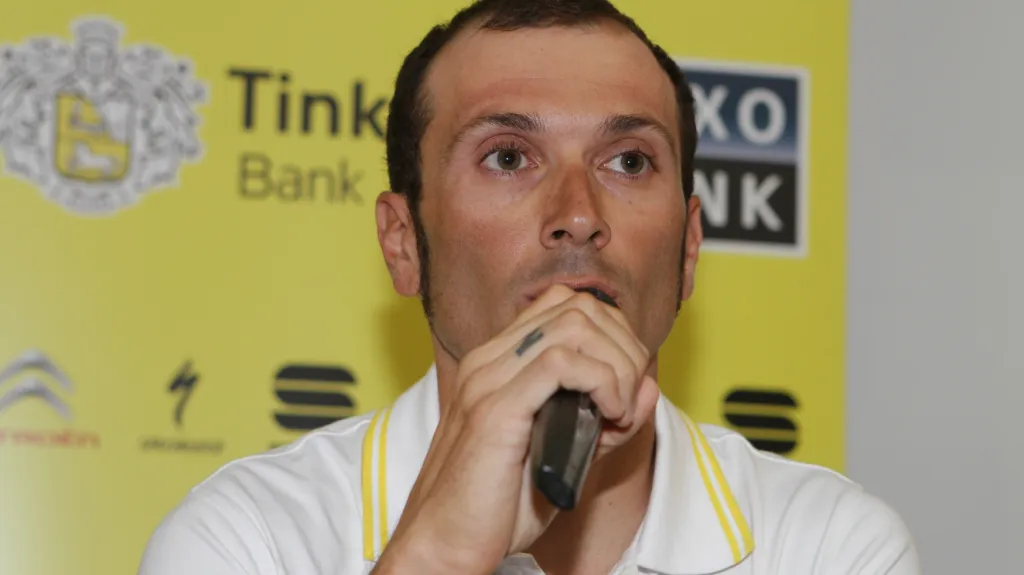 Italský cyklista Ivan Basso