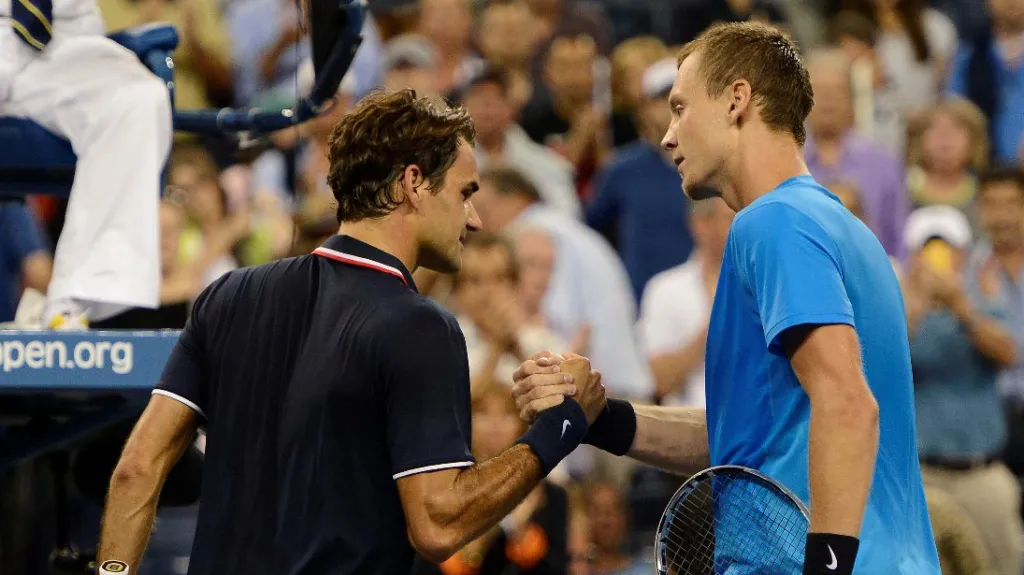 Roger Federer a Tomáš Berdych