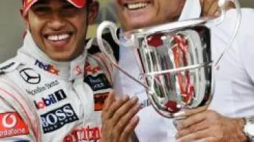 Lewis Hamilton a Ron Dennis