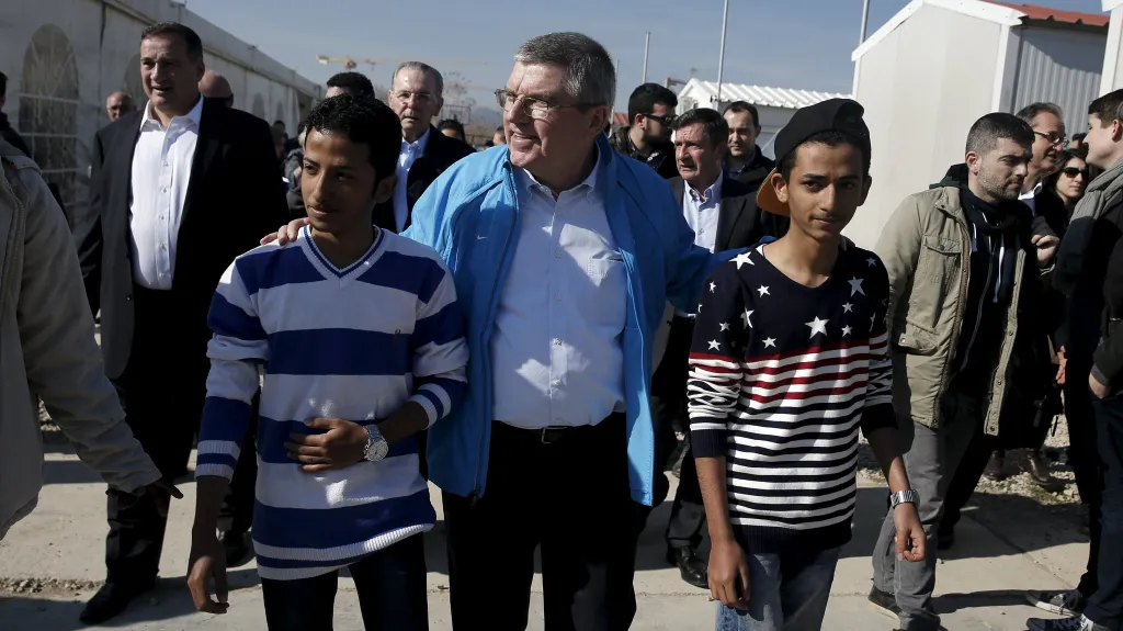 Předseda MOV navštívil v Řecku uprchlický tábor