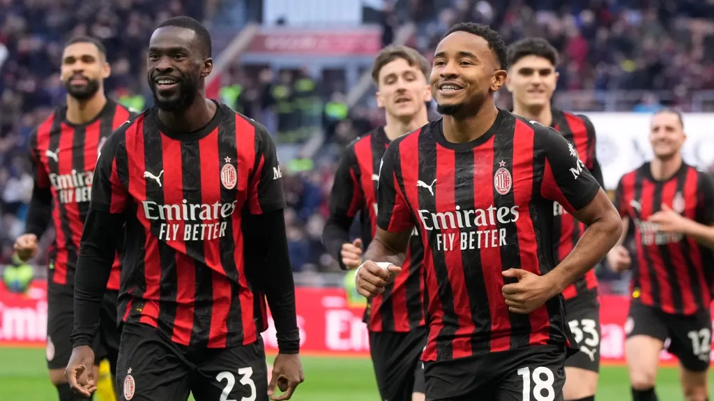 Radost hráčů AC Milán