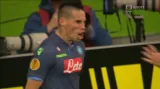Gól v utkání Wolfsburg - Neapol: Hamšík - 0:2 (23. min)