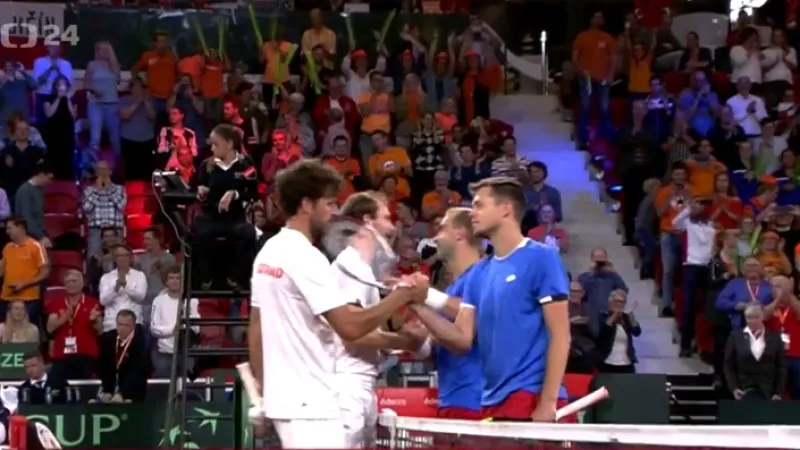 Jebavý s Pavláskem podlehli Nizozemcům