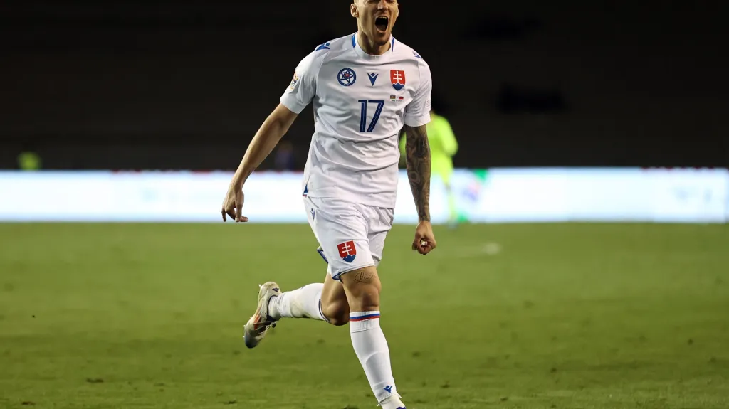 Lukáš Haraslín v dresu Slovenska