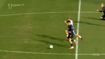 Branka Marka Naskose z poloviny hřiště