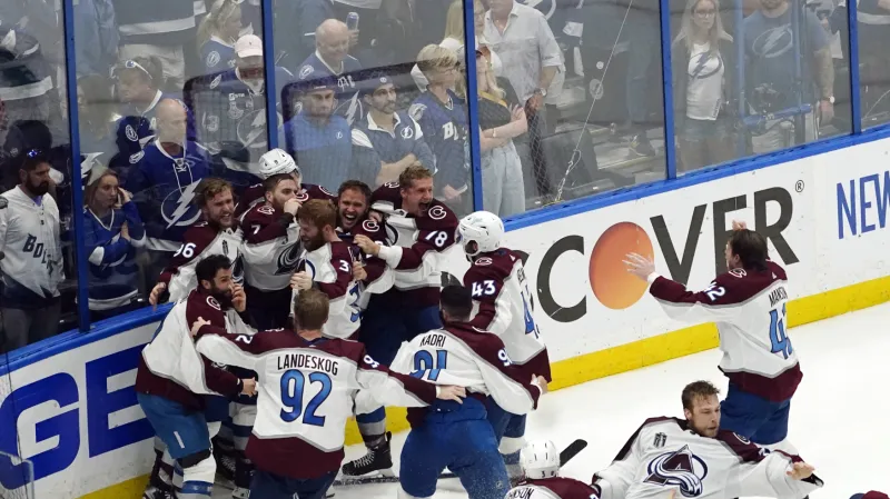 Slavící hokejisté Colorada