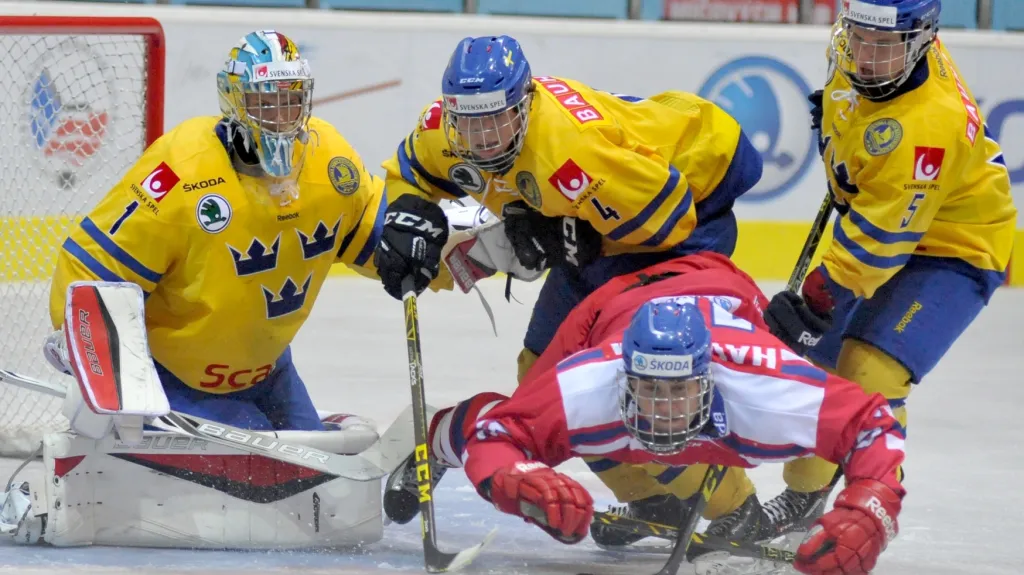 Švédští hokejisté do 18 let