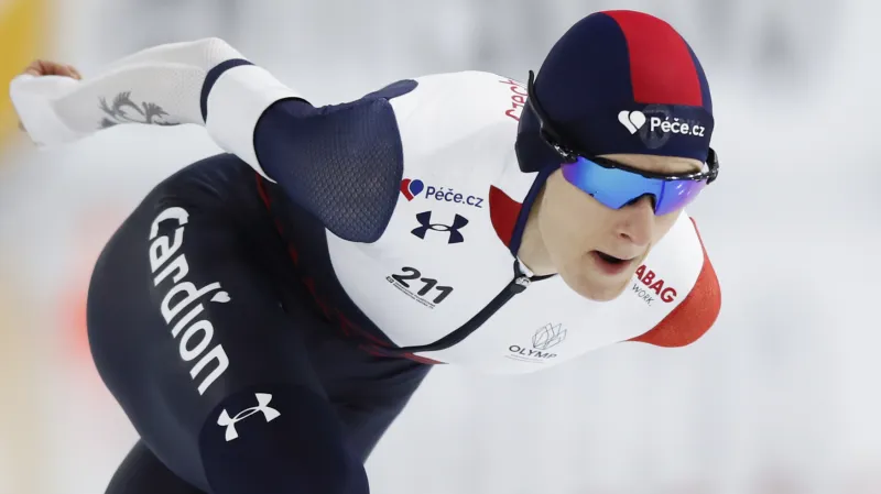 Jízda Sáblíková na 3 km při SP v Calagray