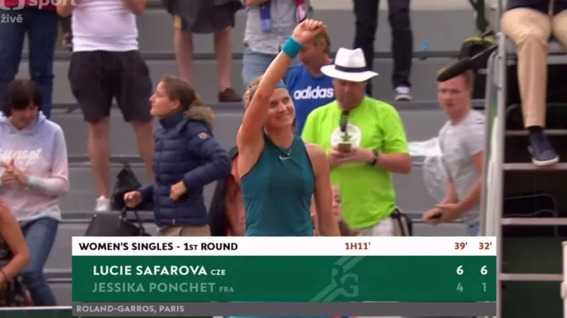 Rozhodující gem v utkání Šafářová - Ponchetová