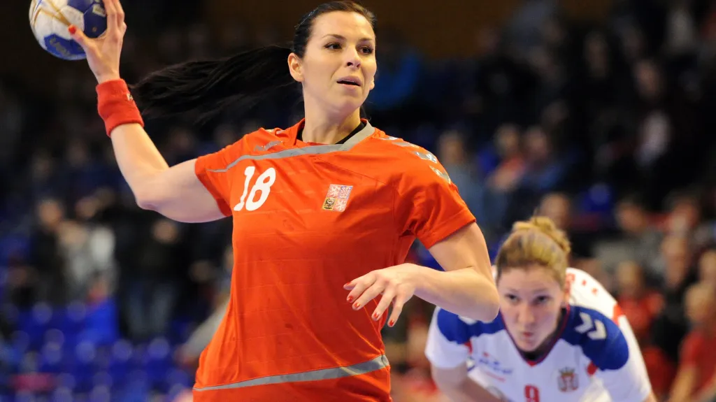 Česká házenkářka Iveta Luzumová