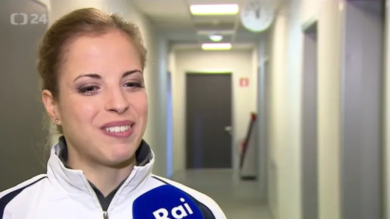 Na krasobruslařský led se vrací Italka Kostnerová