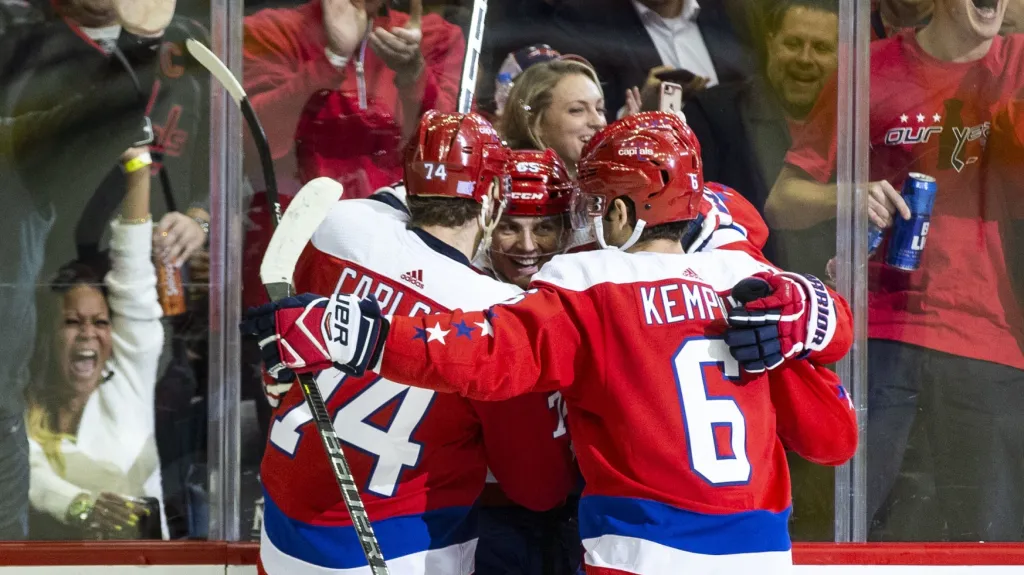 Radost hráčů Washingtonu