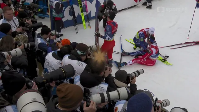 Finále klasického sprintu mužů s Michalem Novákem