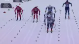 Závěr ženského finále sprintu na TdS ve Val di Fiemme