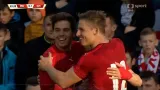 Gól v utkání Polsko - Česko: Černý - 0:1 (50. min.)