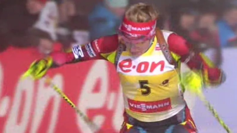 Sestřih sprintu biatlonistů a biatlonistek z Oberhofu