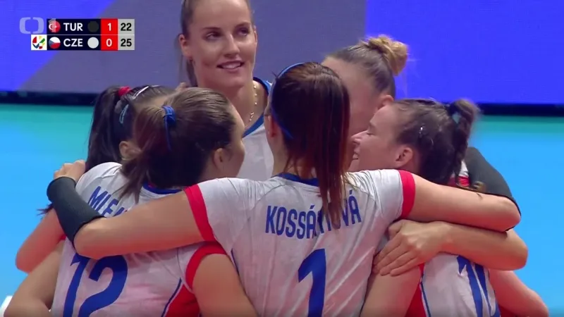 Volejbalistky na ME podlehly favorizovaným hráčkám Turecka