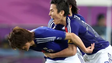 Radost japonských fotbalistů