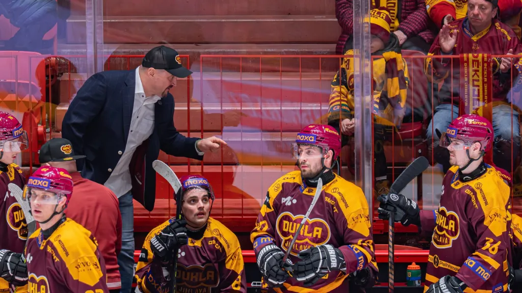 Střídačka Dukly Jihlava