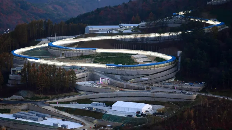 Olympic Sliding Centre v Pchjongčchangu