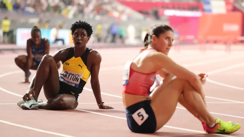 Rushell Claytonová a Zuzana Hejnová