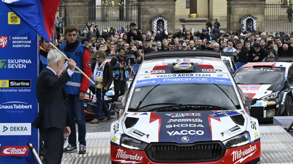 Prezident Petr Pavel a slavnostní zahájení Středoevropské rallye