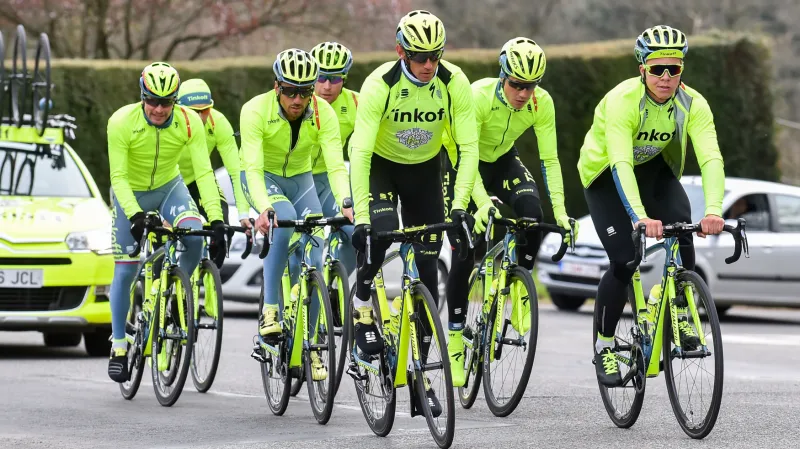 Roman Kreuziger v čele týmu Tinkoff