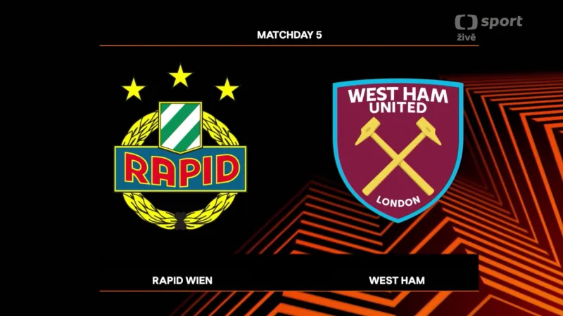 Sestřih utkání Rapid Vídeň - West Ham