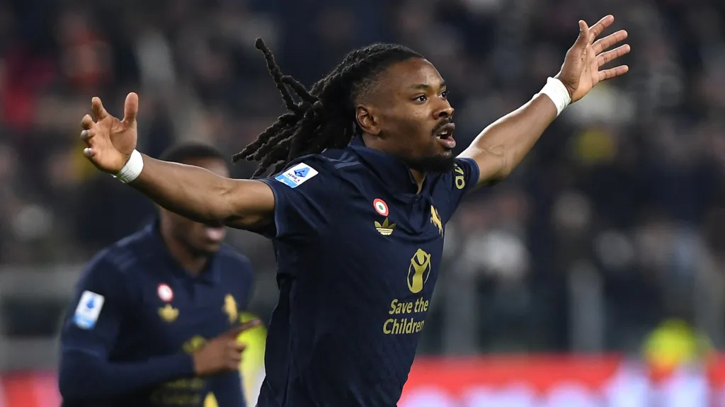 Khéphren Thuram slaví gól v dresu Juventusu